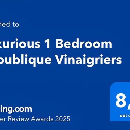 Luxurious 1 Bedroom Republique Vinaigriers Free Netflix Paříž Exteriér fotografie
