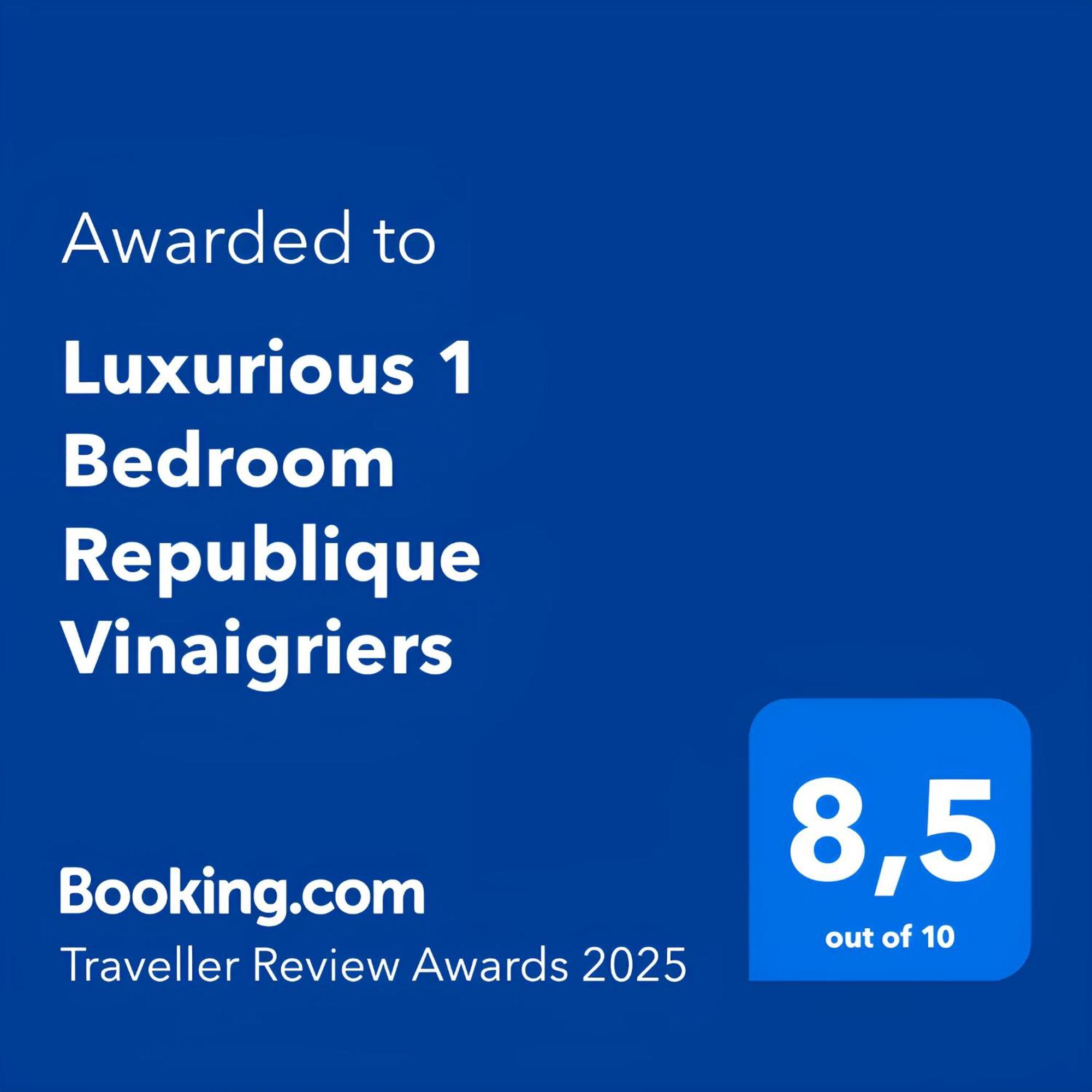 Luxurious 1 Bedroom Republique Vinaigriers Free Netflix Paříž Exteriér fotografie